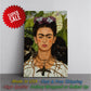 Frida Kahlo Canvas Print – Self-Portrait Wall Art | Museum Art Prints, Fade Resistant