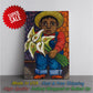 Diego Rivera Canvas Print – Child With Lilies Mexican Art | Museum Quality, Ready To Hang