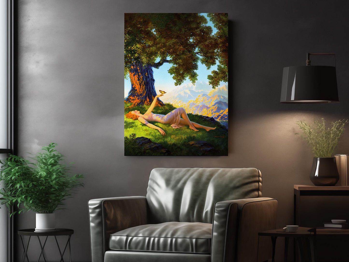 Vintage Canvas Print – Edward Mason Eggleston Classic Art Print on Artist Grade Canvas