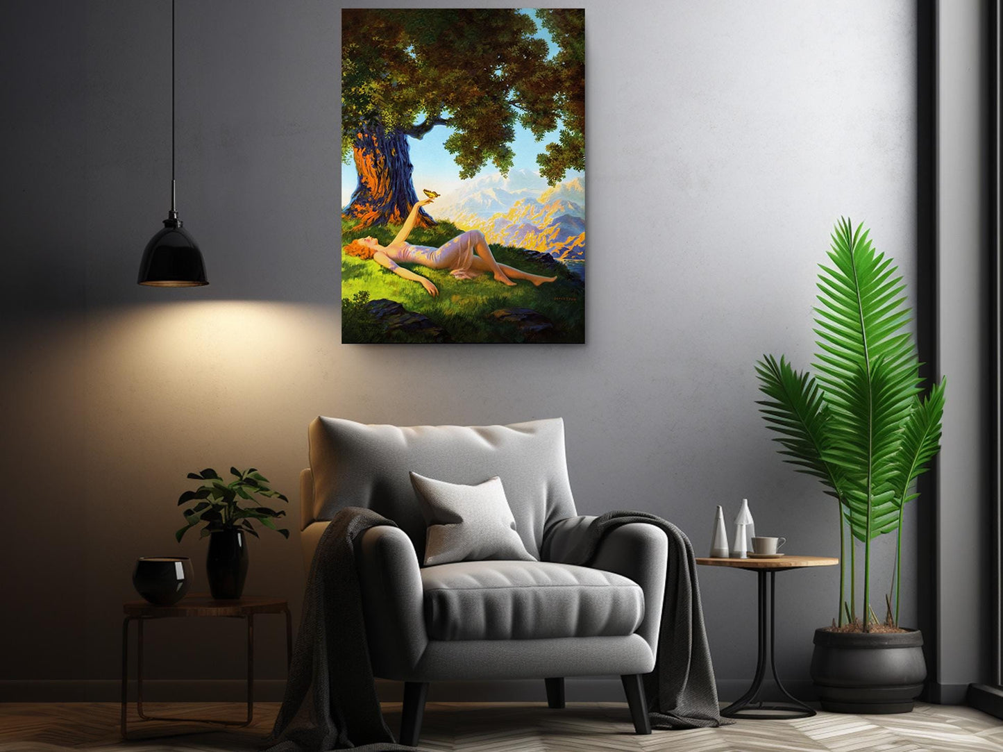 Vintage Canvas Print – Edward Mason Eggleston Classic Art Print on Artist Grade Canvas