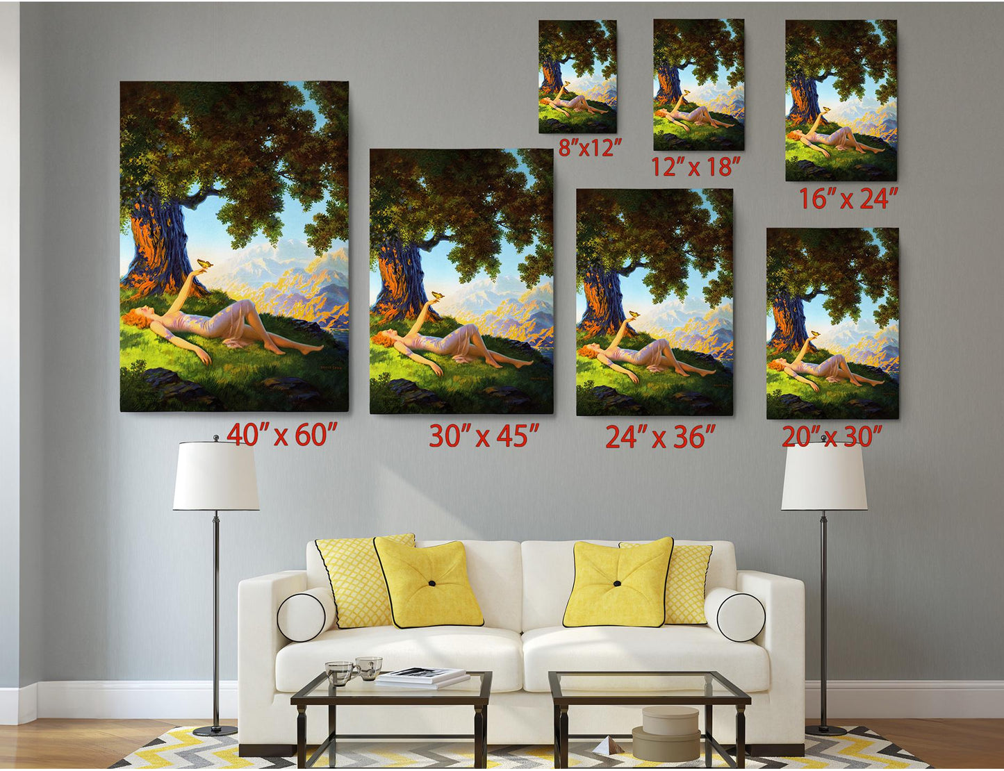 Vintage Canvas Print – Edward Mason Eggleston Classic Art Print on Artist Grade Canvas