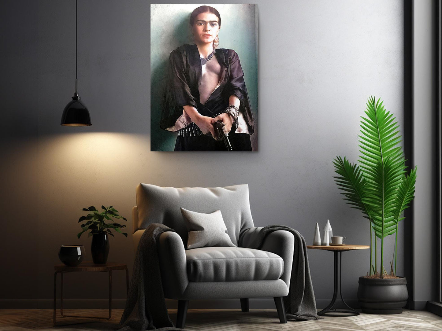 Frida Kahlo Canvas Print – Bold Mexican Art Print | Ready to Hang or Rolled