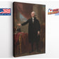 George Washington Canvas Print – Classic Portrait Art on Museum Quality Canvas