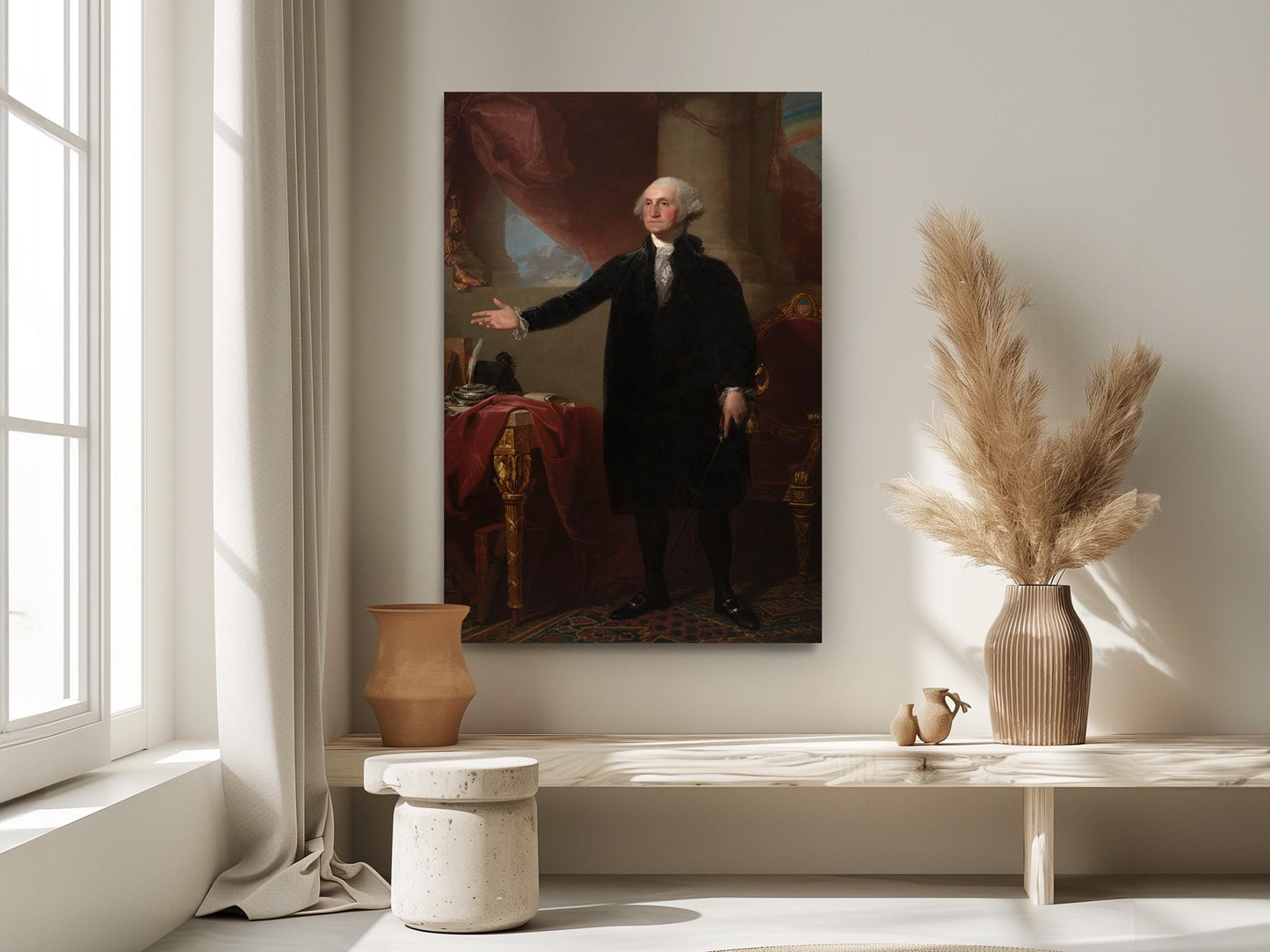 George Washington Canvas Print – Classic Portrait Art on Museum Quality Canvas
