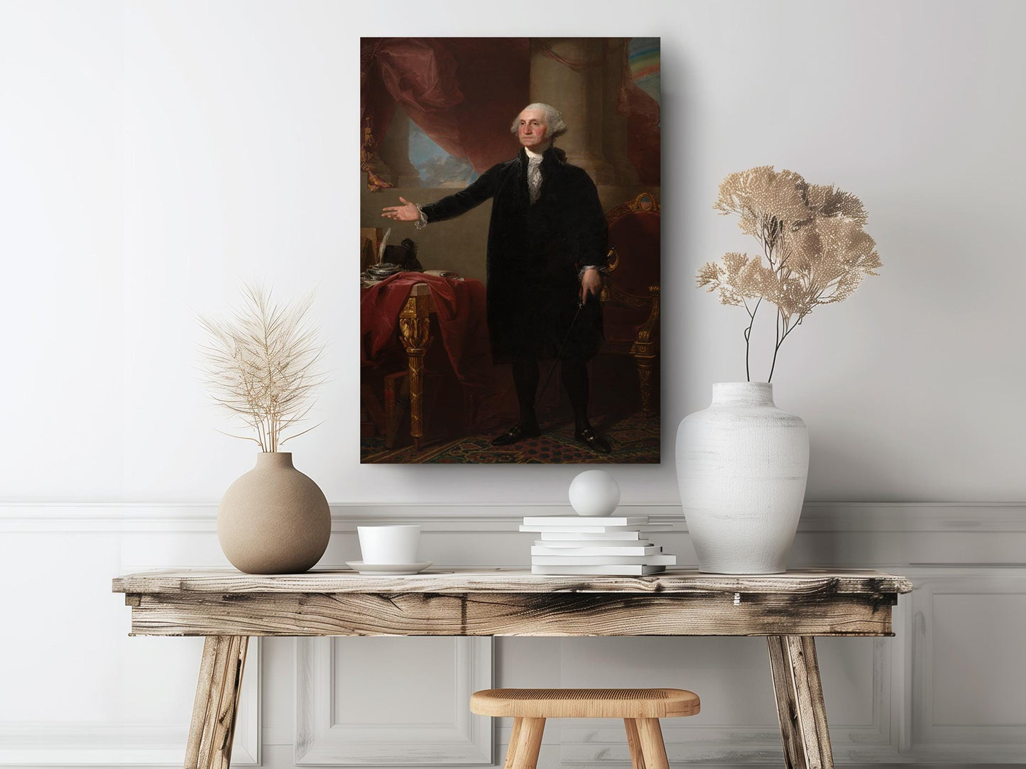 George Washington Canvas Print – Classic Portrait Art on Museum Quality Canvas