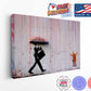 Banksy Canvas Art - Color Drip Print on Fade Resistant Artist Grade Canvas
