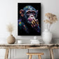 Chimpanzee Canvas Print – Modern Animal Wall Art | Rolled or Ready to Hang