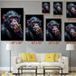 Chimpanzee Canvas Print – Modern Animal Wall Art | Rolled or Ready to Hang