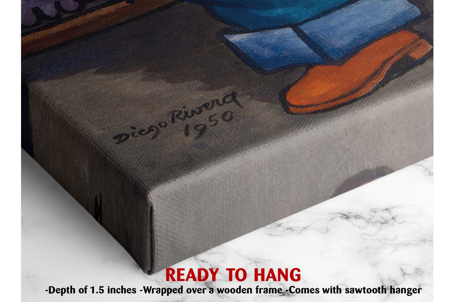 Diego Rivera Canvas Print – Child With Lilies Mexican Art | Museum Quality, Ready To Hang