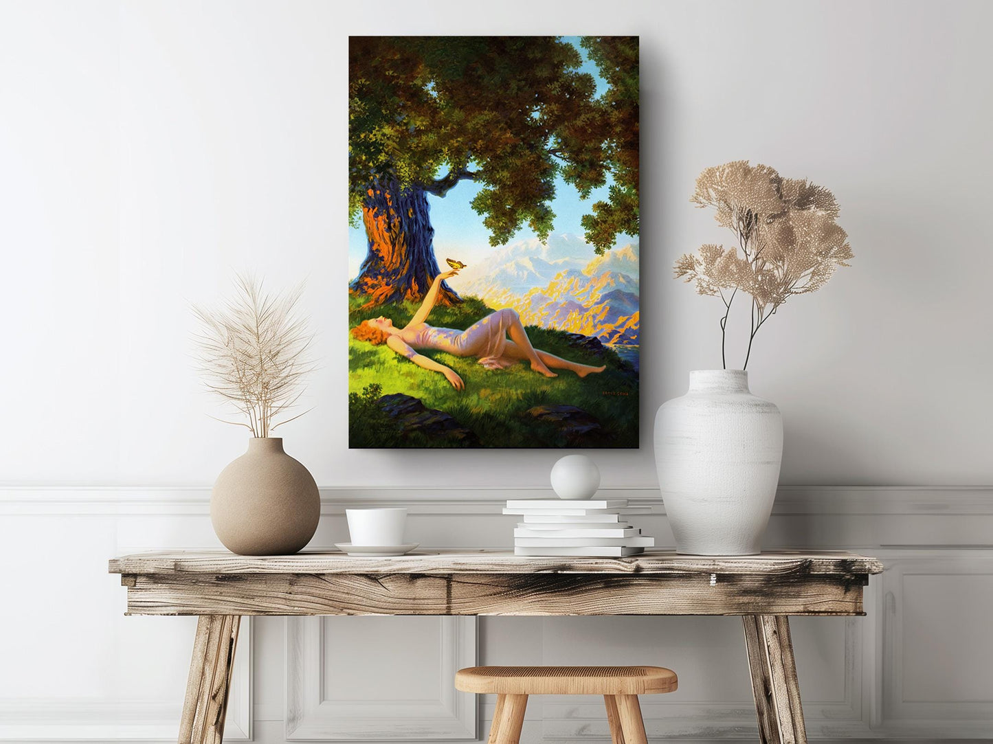 Vintage Canvas Print – Edward Mason Eggleston Classic Art Print on Artist Grade Canvas