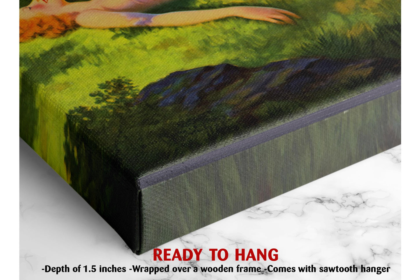 Vintage Canvas Print – Edward Mason Eggleston Classic Art Print on Artist Grade Canvas