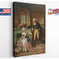 American History Canvas – Betsy Ross Artwork & George Washington Painting | Museum-Quality Print