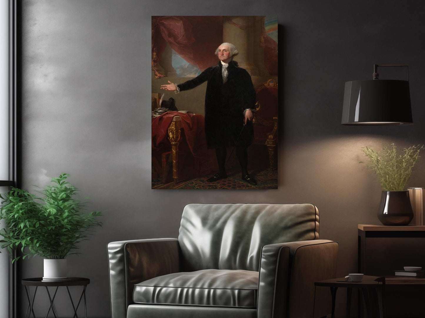George Washington Canvas Print – Classic Portrait Art on Museum Quality Canvas