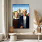 American Gothic Canvas Print – Classic Grant Wood Museum Quality Wall Art