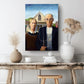American Gothic Canvas Print – Classic Grant Wood Museum Quality Wall Art